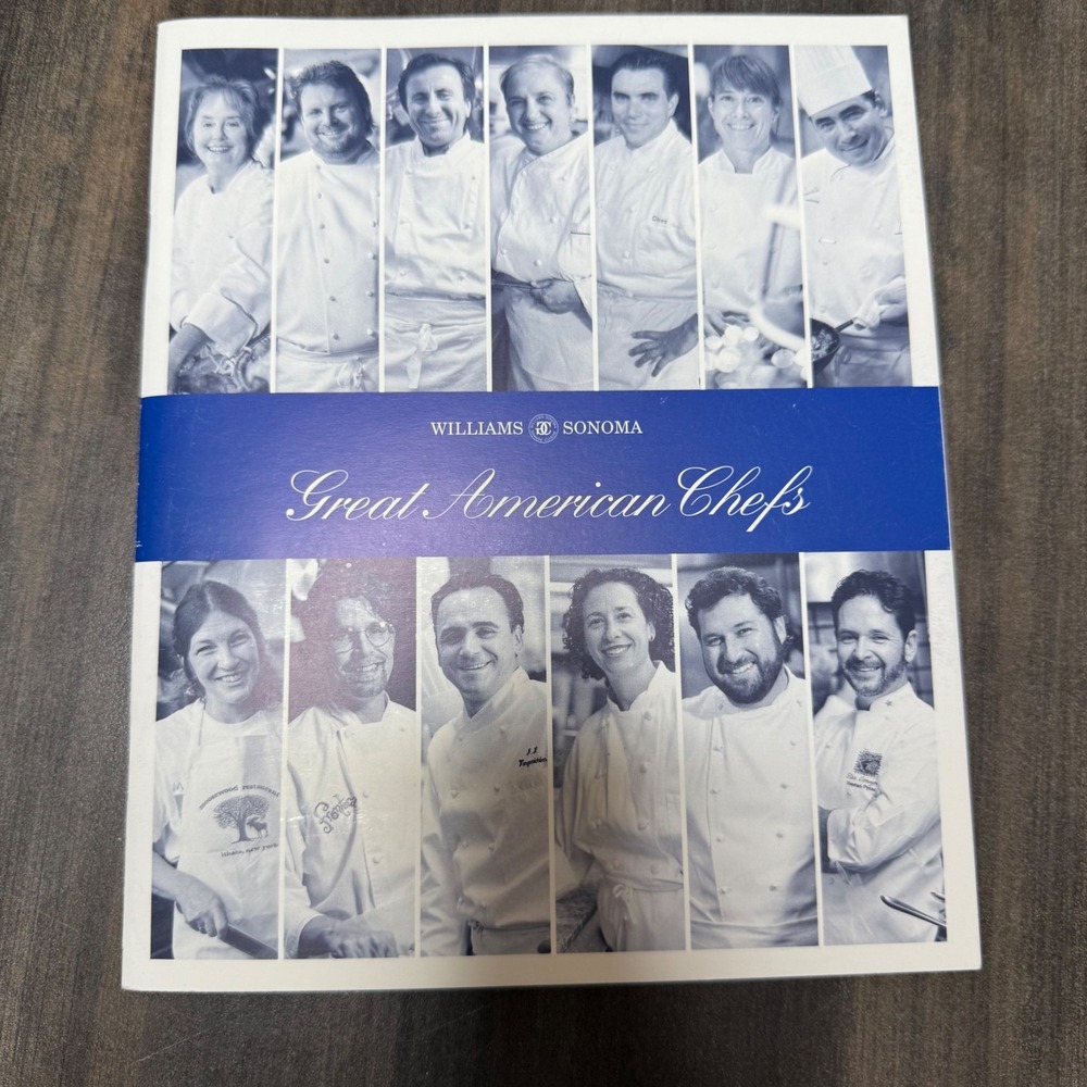 Williams Sonoma‎ Great American Chefs Cookbook Recipes Culinary